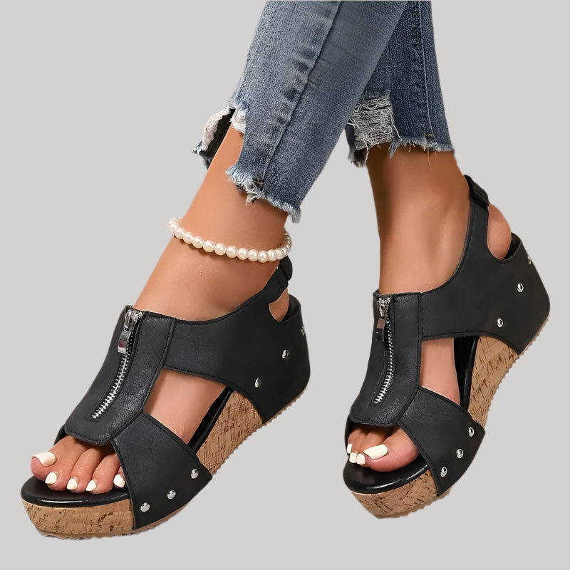Retro Wedge Sandals
