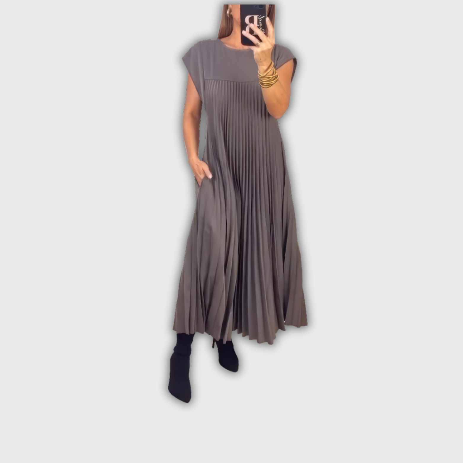 Pleated Elegant Dress