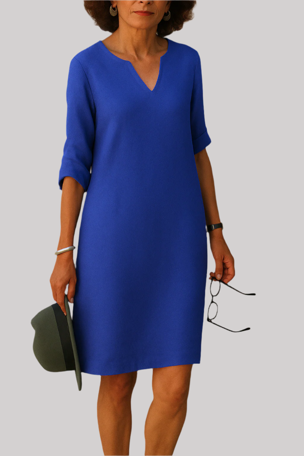 Chic V-Neck Dress