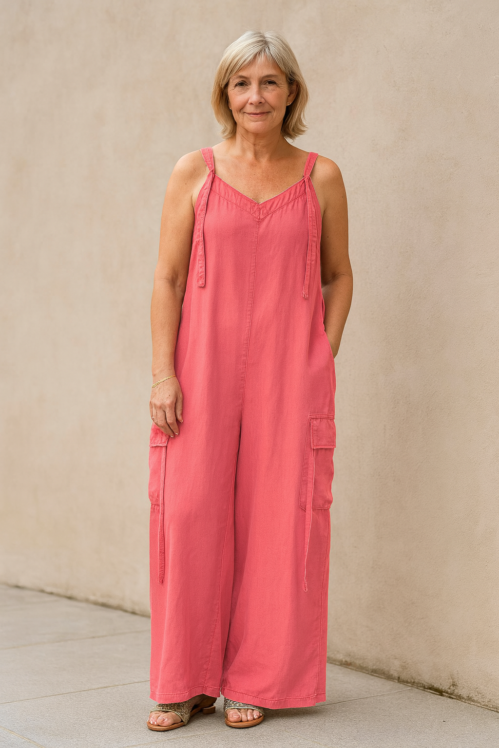 Wide-Leg Jumpsuit