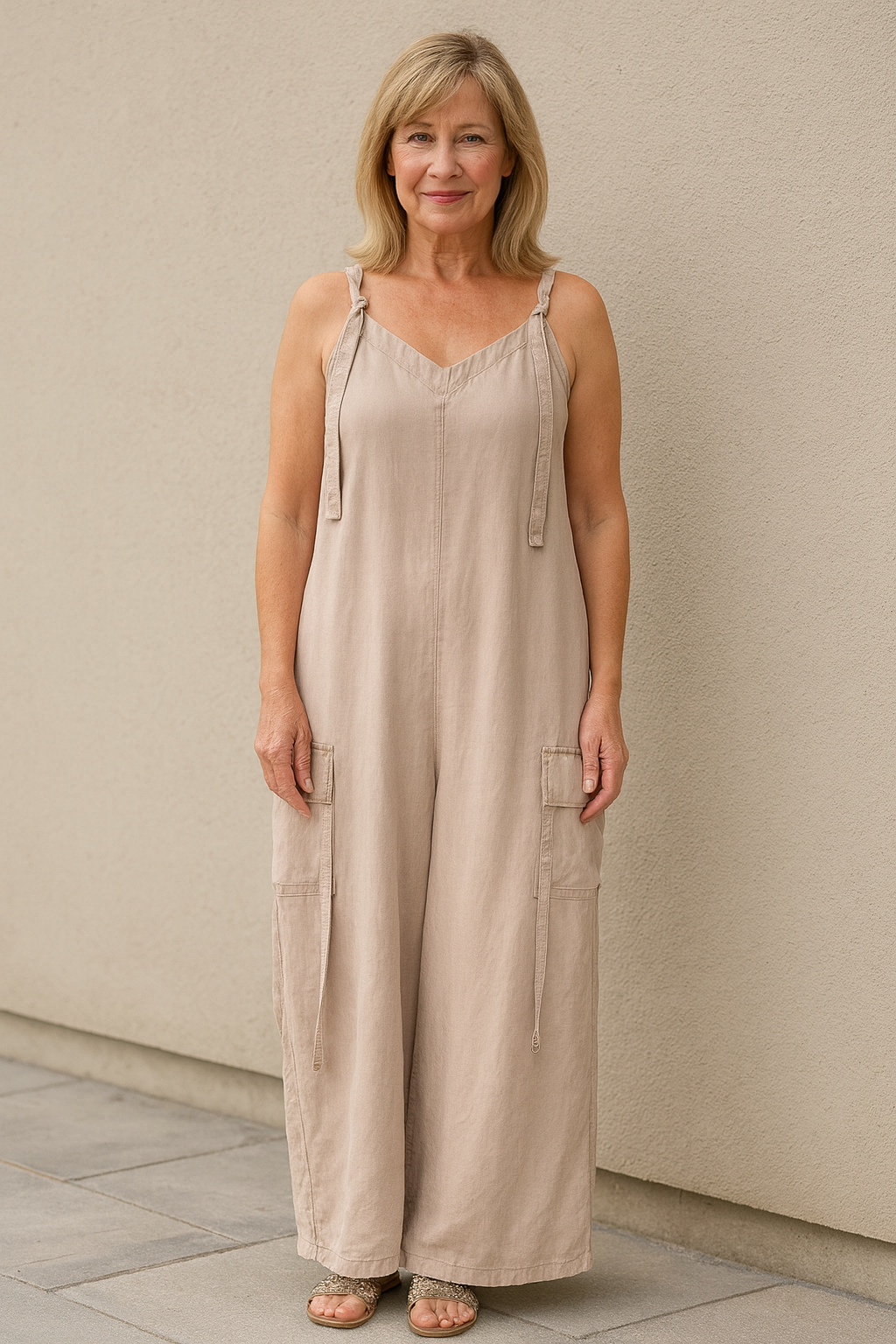 Wide-Leg Jumpsuit