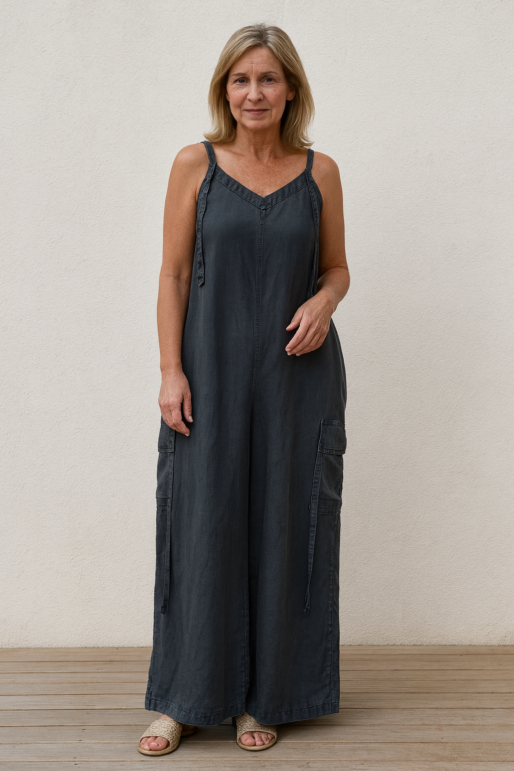 Wide-Leg Jumpsuit