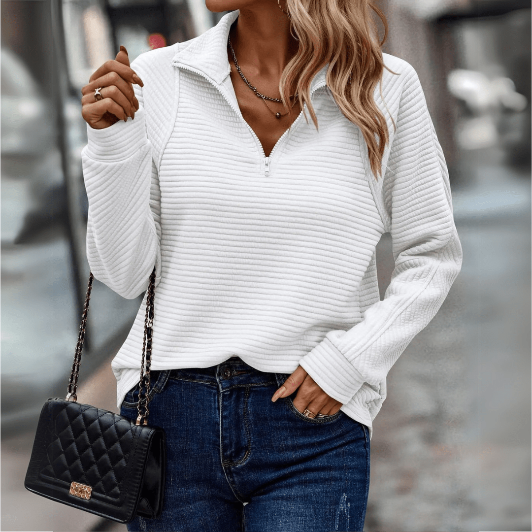 Chic Half-Zip Pullover
