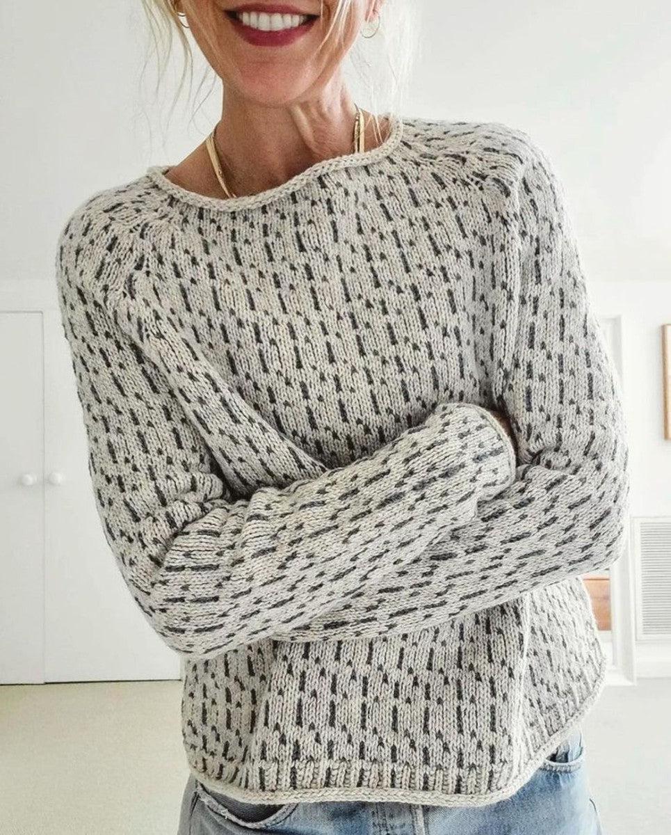 Grey Boatneck Sweater