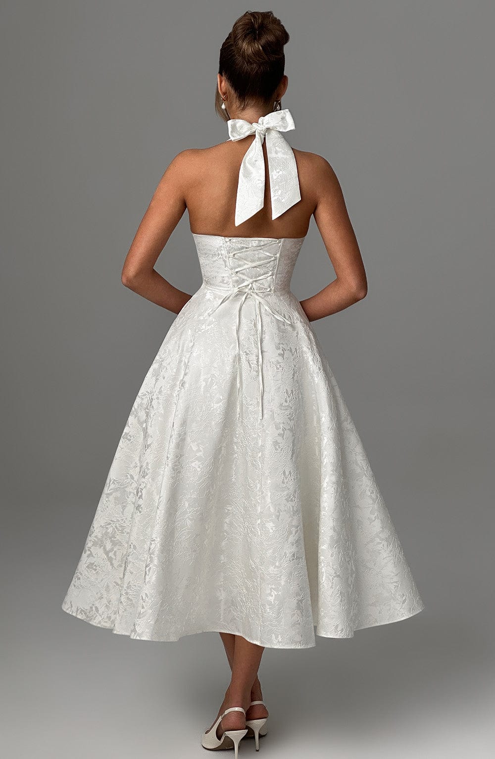 Halterneck Midi Dress