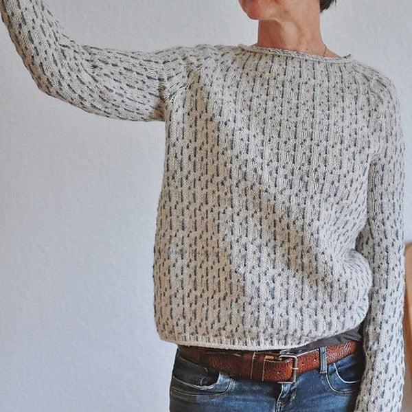 Grey Boatneck Sweater