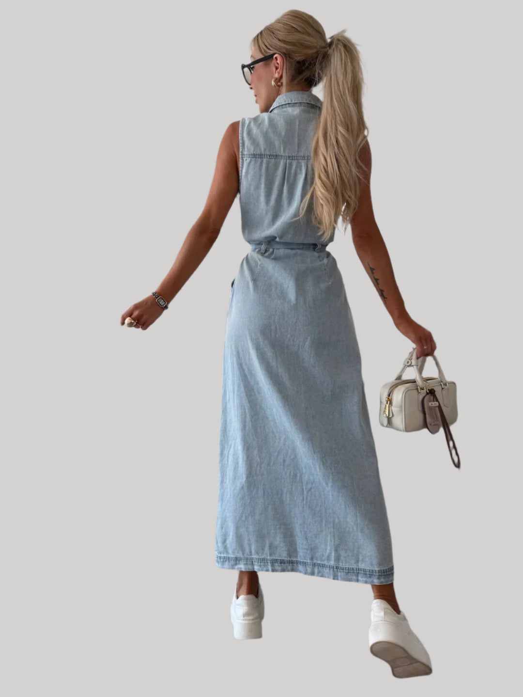 Denim Maxi Dress