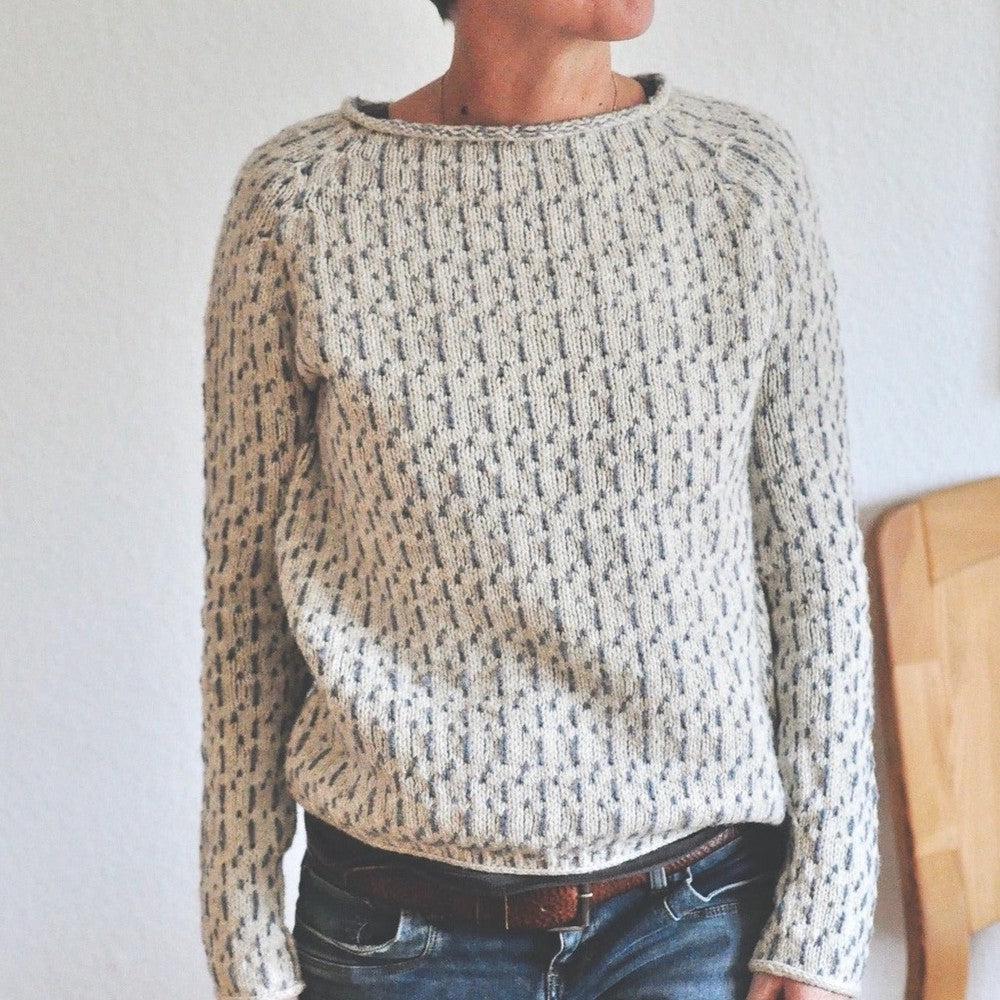 Grey Boatneck Sweater