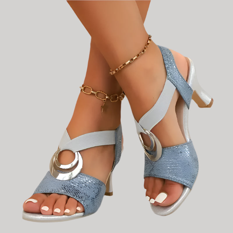 Elegant Buckled Heels