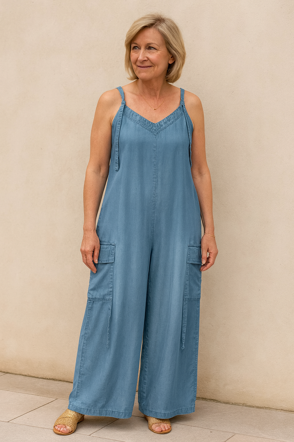 Wide-Leg Jumpsuit