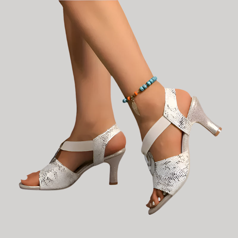 Elegant Buckled Heels